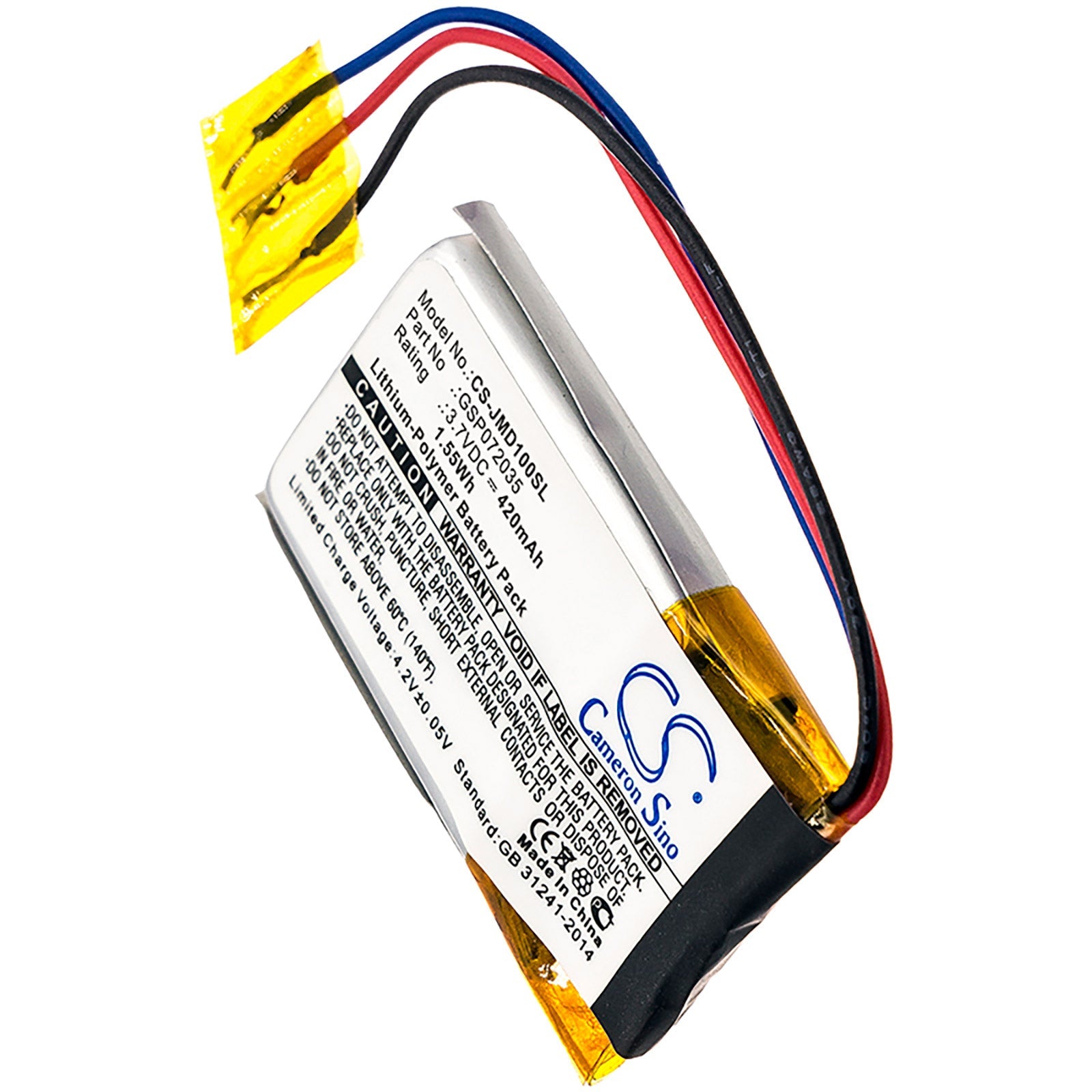 JBL Go - Batéria GSP072035 Li-Pol 420mAh HQ JBL Go - Batéria GSP072035 Li-Pol 420mAh HQ