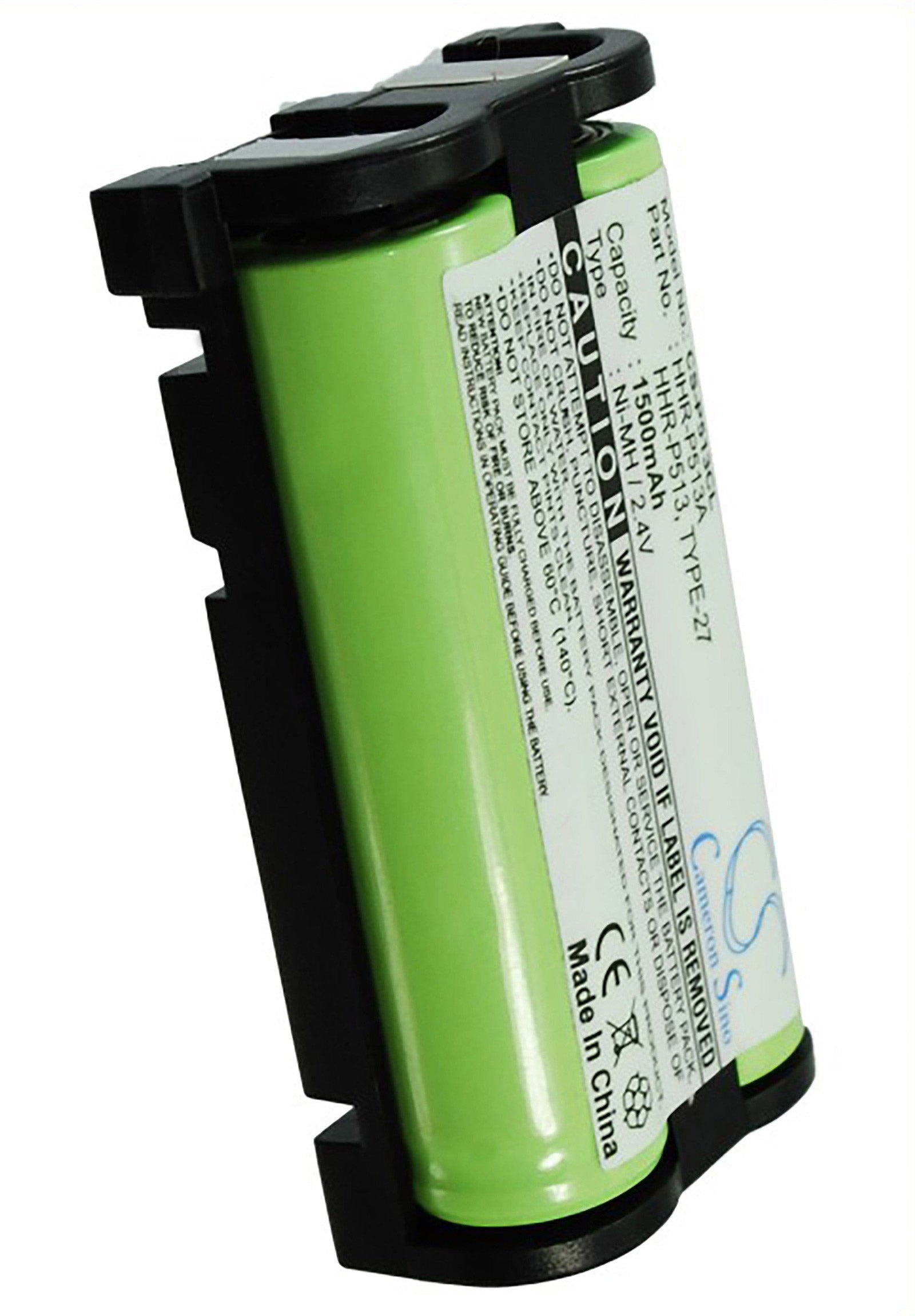 Batteria NiMH Per Panasonic HHR-P513 - 2,4V, 1500mAh, 3,6Wh - Sostituto Compatibile 100%