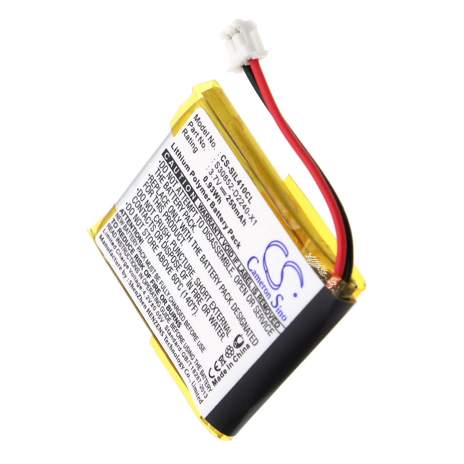 Subtel Batteria Di Ricambio 250mAh 3.7V Per Siemens Gigaset L410, Maxwell 10, Pro Maxwell, S30852-D2240-X1, F39033-V328-C901, 2 Pezzi