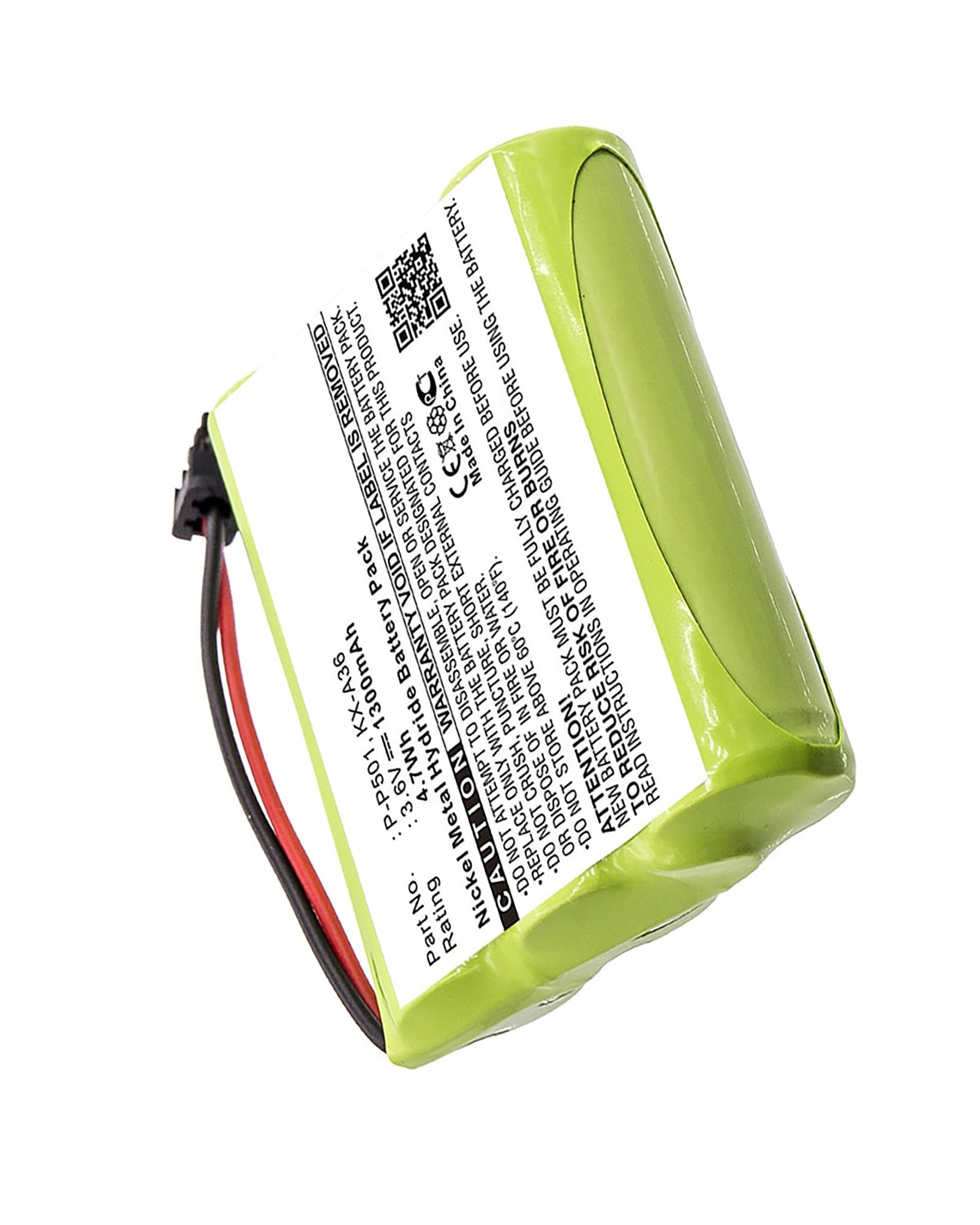 Batteria per Panasonic KX-TCA255, 3,6V, NiMH