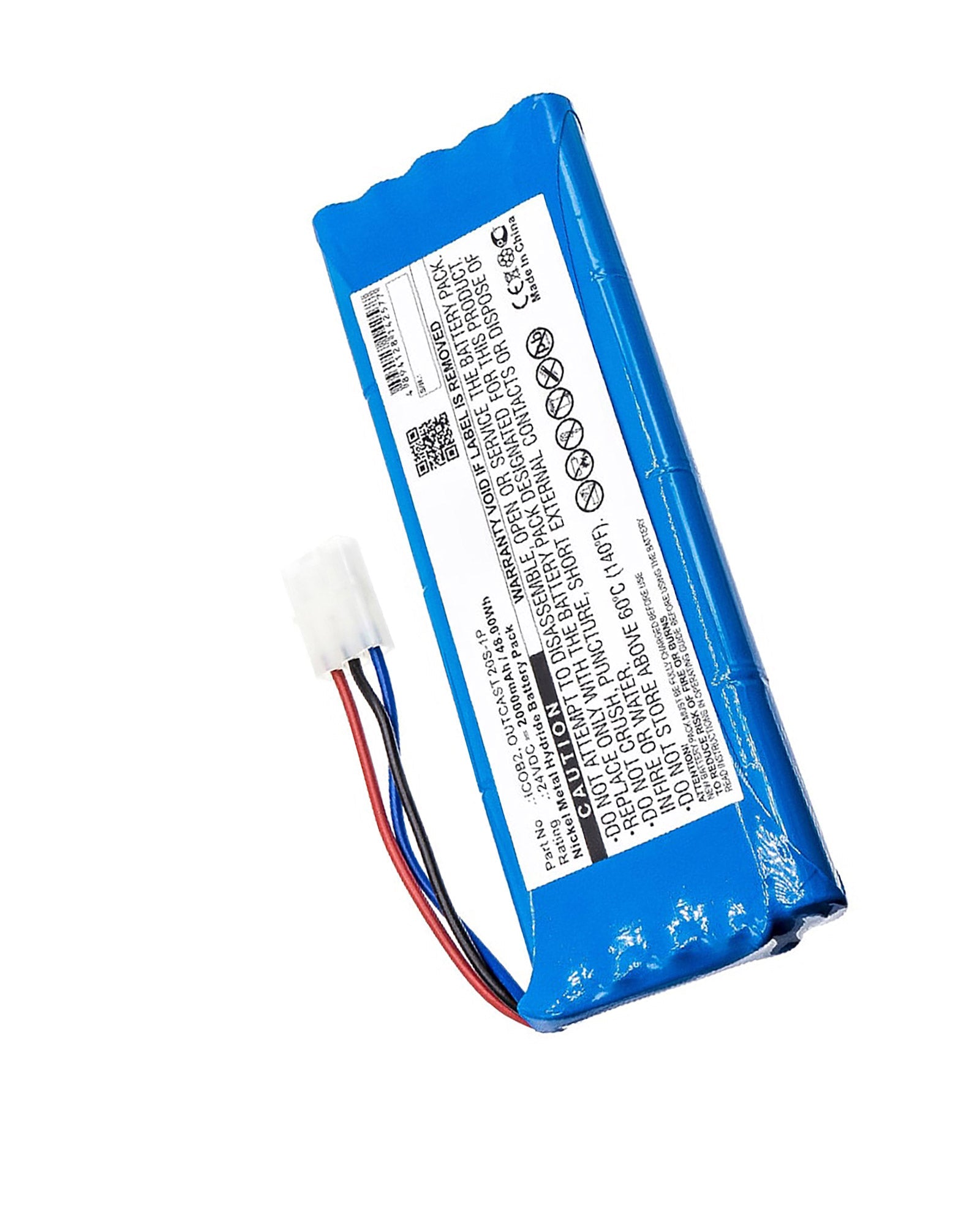 Batteria Di Ricambio NiMH 24V Per Soundcast Outcast ICO420 / ICO421 - 2000mAh - Blu