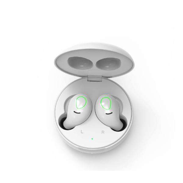 All Charged Up Bluetooth Earbuds With Wireless Charging Pad White