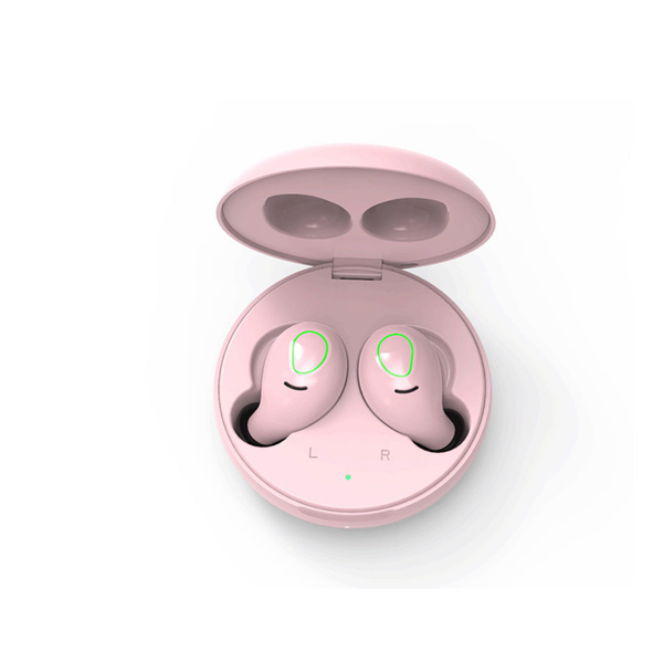 All Charged Up Bluetooth Earbuds With Wireless Charging Pad Pink