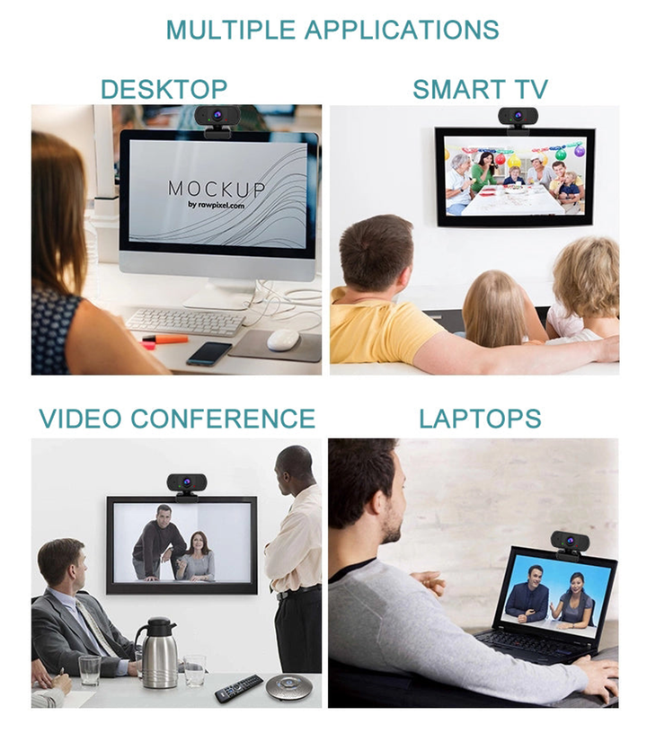 ZOOMEX 1080P HD Portable Camera And Mic For Video Chat-6