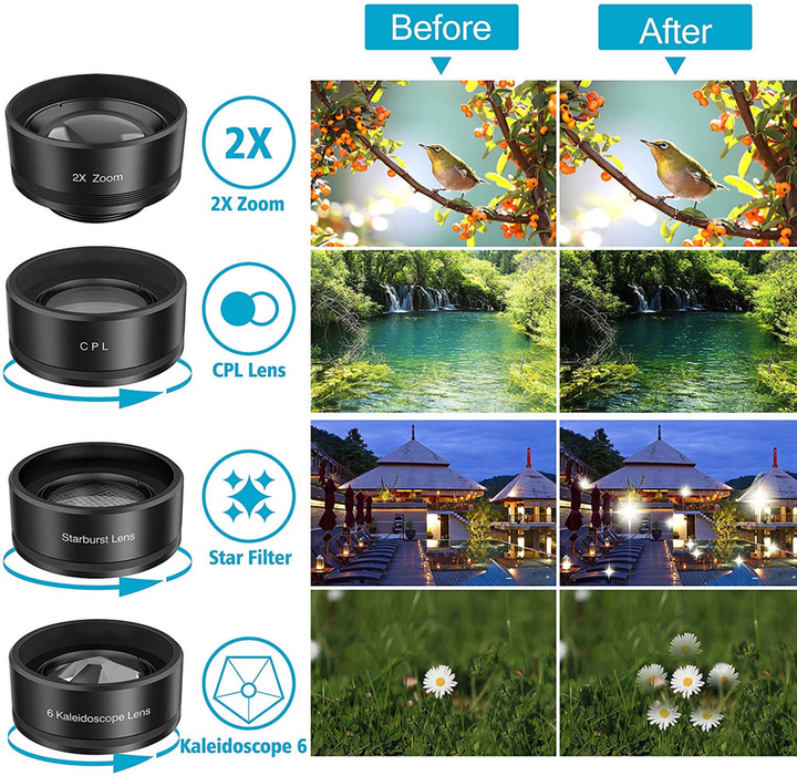 12 in 1 Upgraded Photography Set for iPhone And Any Smartphones-5