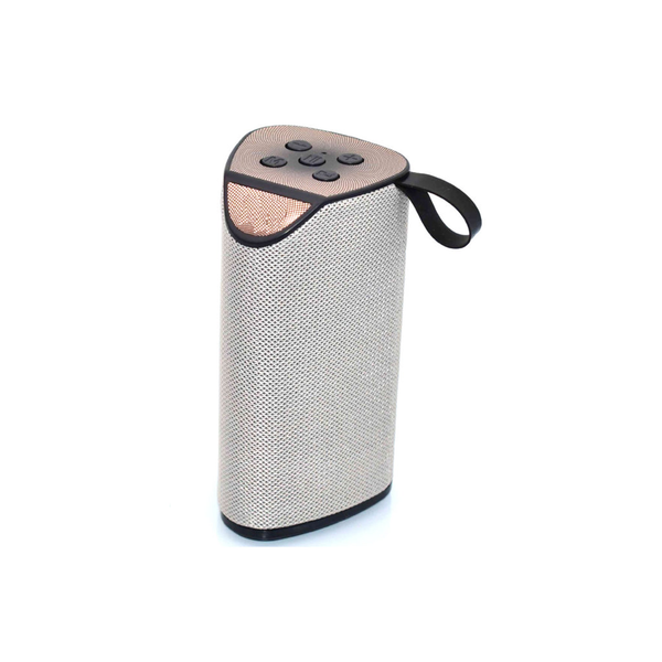 Bass Booster Bluetooth Speaker Silver Gray