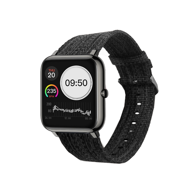 Medley Wellness And Sports Activity Tracker Watch With Melange And Urban Belt Black