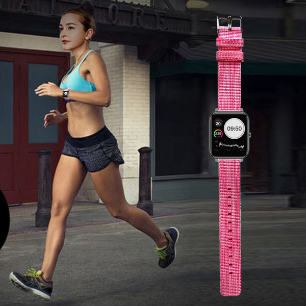 Medley Wellness And Sports Activity Tracker Watch With Melange And Urban Belt Pink