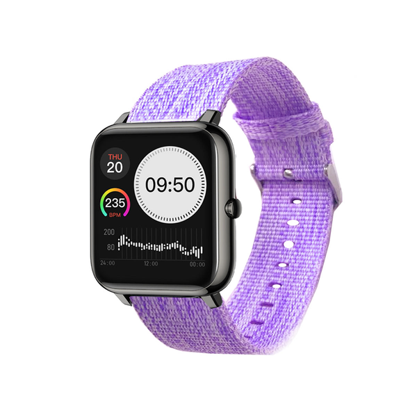 Medley Wellness And Sports Activity Tracker Watch With Melange And Urban Belt Purple