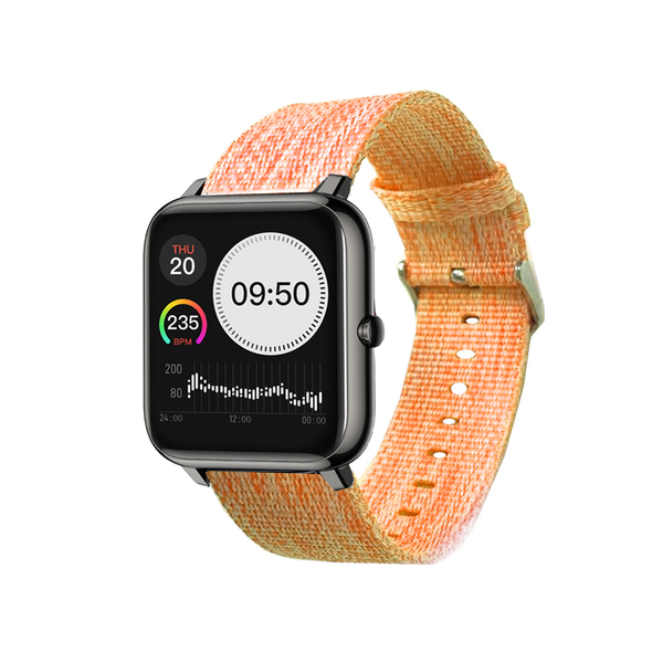Medley Wellness And Sports Activity Tracker Watch With Melange And Urban Belt Orange