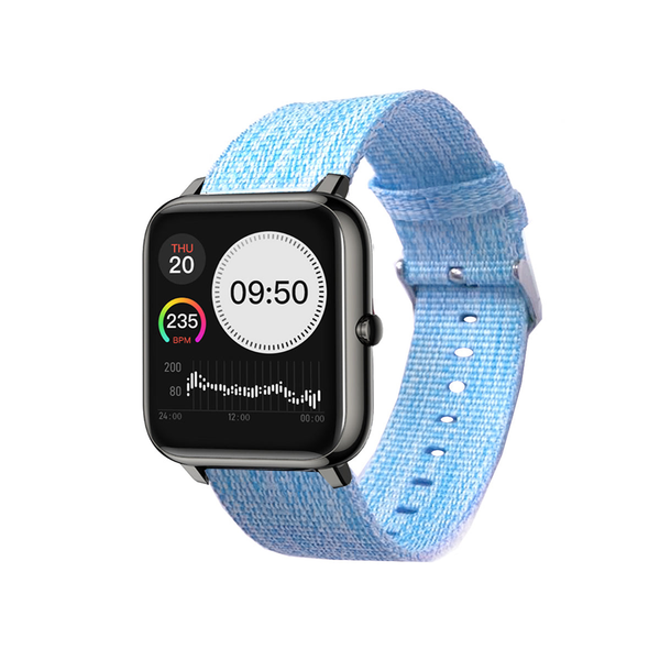 Medley Wellness And Sports Activity Tracker Watch With Melange And Urban Belt Sky Blue