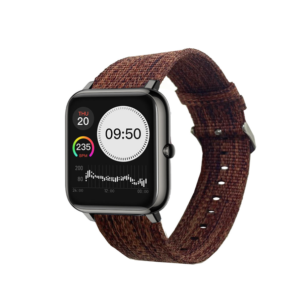 Medley Wellness And Sports Activity Tracker Watch With Melange And Urban Belt Brown