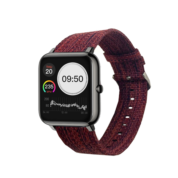 Medley Wellness And Sports Activity Tracker Watch With Melange And Urban Belt Red