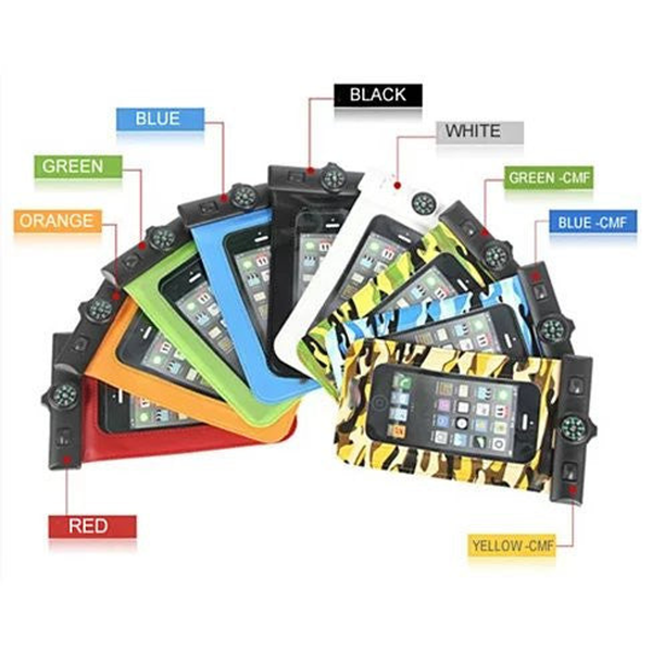AQUA POUCH - Waterproof Pouch for your Smartphone and your Essentials 2 - Pack Black