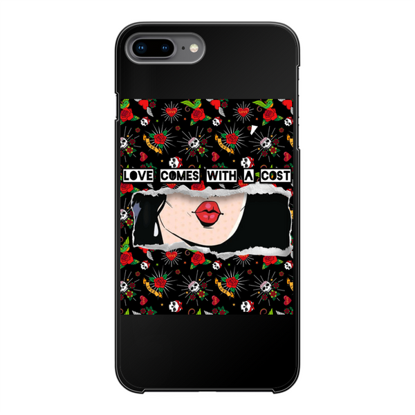 Love Cost Back Printed Hard Phone Case Black Apple iPhone 7/8