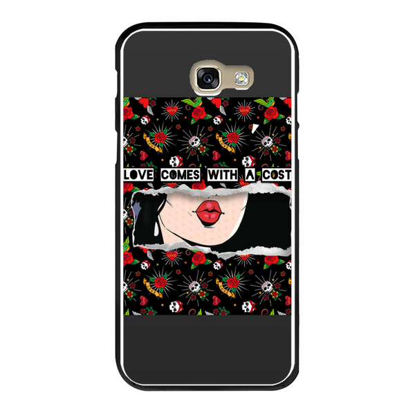 Love Cost Back Printed Hard Phone Case Black Apple iPhone X-Xs