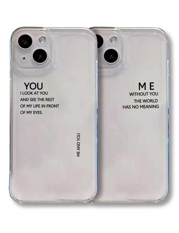 You Me Set of 2 iPhone Cases iPhone 14 Pro Max