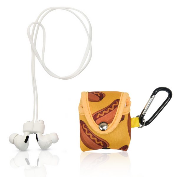 Made Easy Kit Apple AirPods Case Cover Protective Skin Hot Dogs