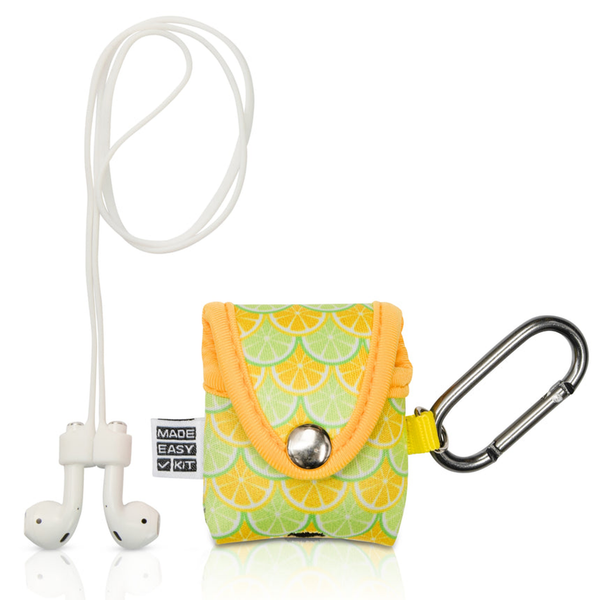 Made Easy Kit Apple AirPods Case Cover Protective Skin Lemon & Lime