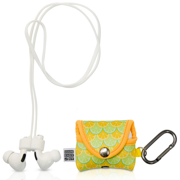 Made Easy Kit Apple AirPods Pro Case Cover Protective Skin Lemon & Lime