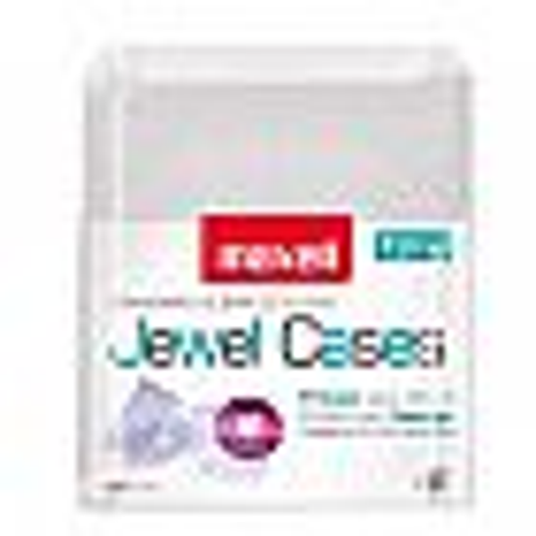 Maxell CD-360 Storage Case, Jewel Box, Clear,12pk
