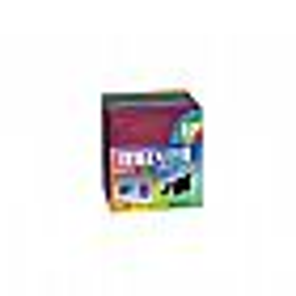 Maxell CD Storage Case, Jewel, Box, Color, Blue, Gold, Teal, Red & Chocolate,