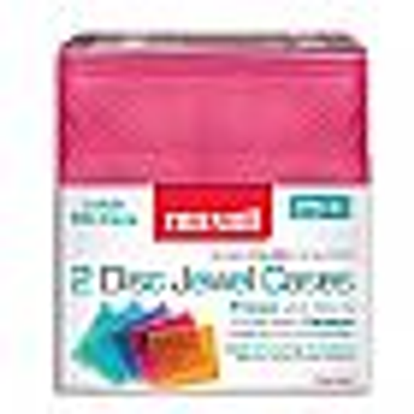 Maxell CD Storage Case,Double, Slim Jewel, 2