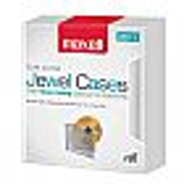 Maxell CD Storage Case, Jewel Case, Clear, 30-Pack