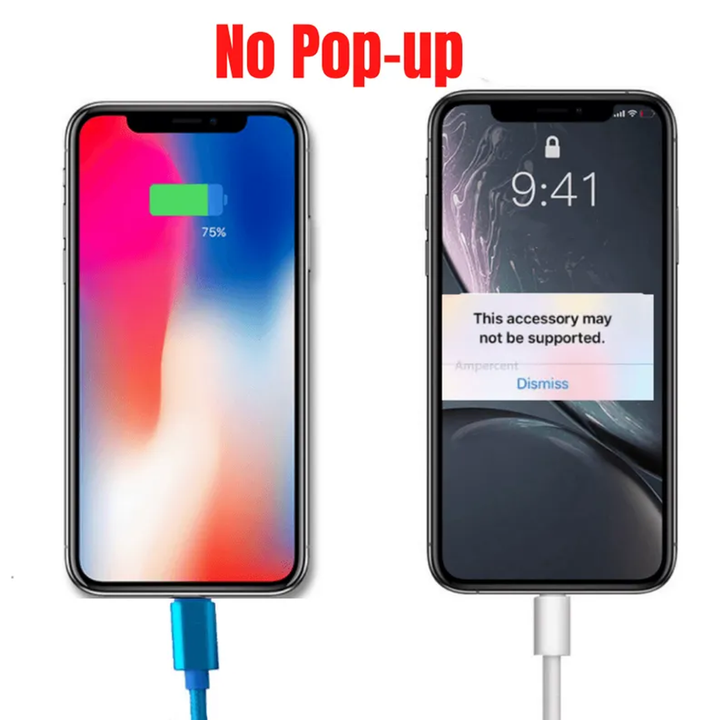 10Ft Braided USB Charger Compatible for Iphone black-3