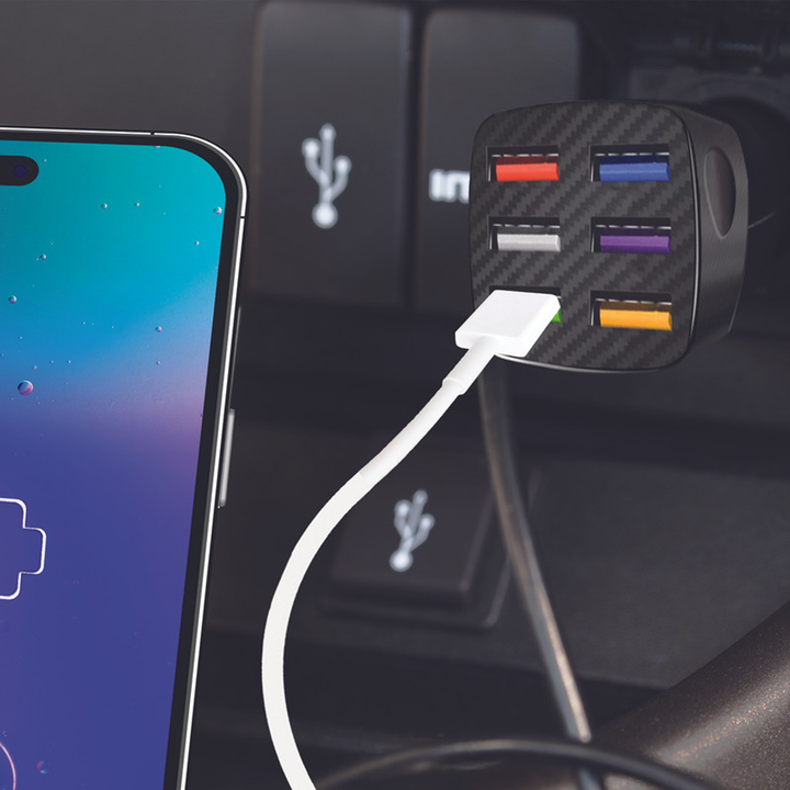 12V USB-A 18 Watt Car Charger - Black-2