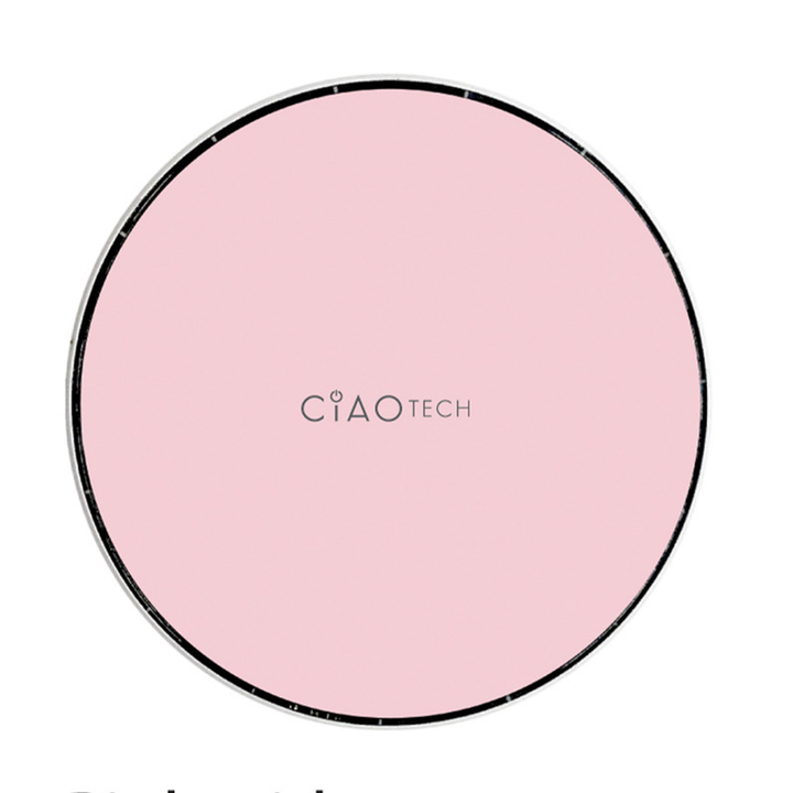 10 Watt Wireless Fast Charging Pad - Pink-3
