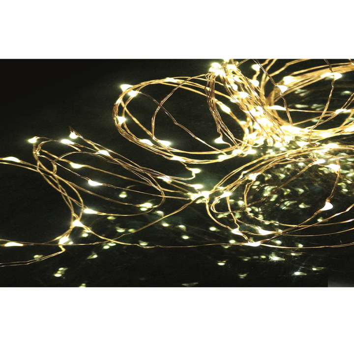 10 FT USB Powered Dim White String Lights on Copper Wire-2