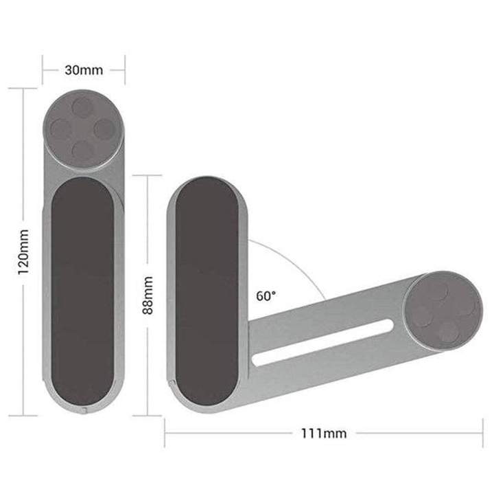 Magnetic Smartphone Side Mount for Laptops and Desktop Monitors-4