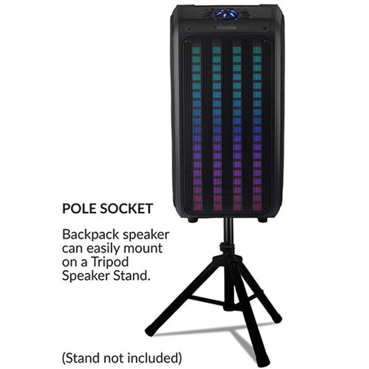 2 x 6.5" Sound Traveler Portable Backpack Speaker-6