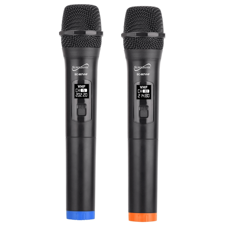 Supersonic VHF Dual Fixed Channel Professional Wireless Microphone-2