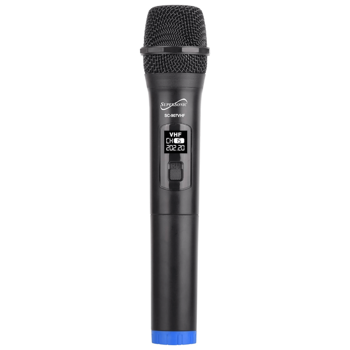 Supersonic VHF Dual Fixed Channel Professional Wireless Microphone-3