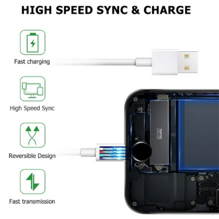 10FT Long USB Data Cable For iPhone-4