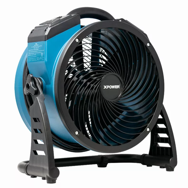 XPOWER 1560 CFM Variable Speed Pro 13" Brushless DC Motor Air Circulator Utility Fan 1 Blue-4