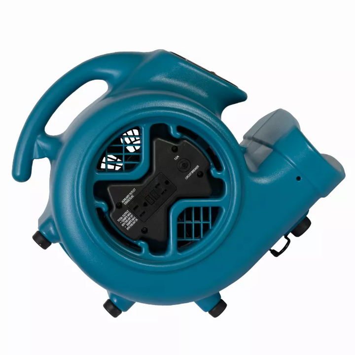 XPOWER CFM 3 Speed Air Mover, Carpet Dryer, Floor Fan, Blower Blue p-600a 1/3 hp 2400-10