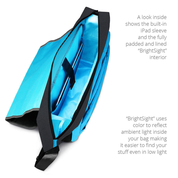 MacCase Eco-Friendly iPad Messenger Bag -Black-6
