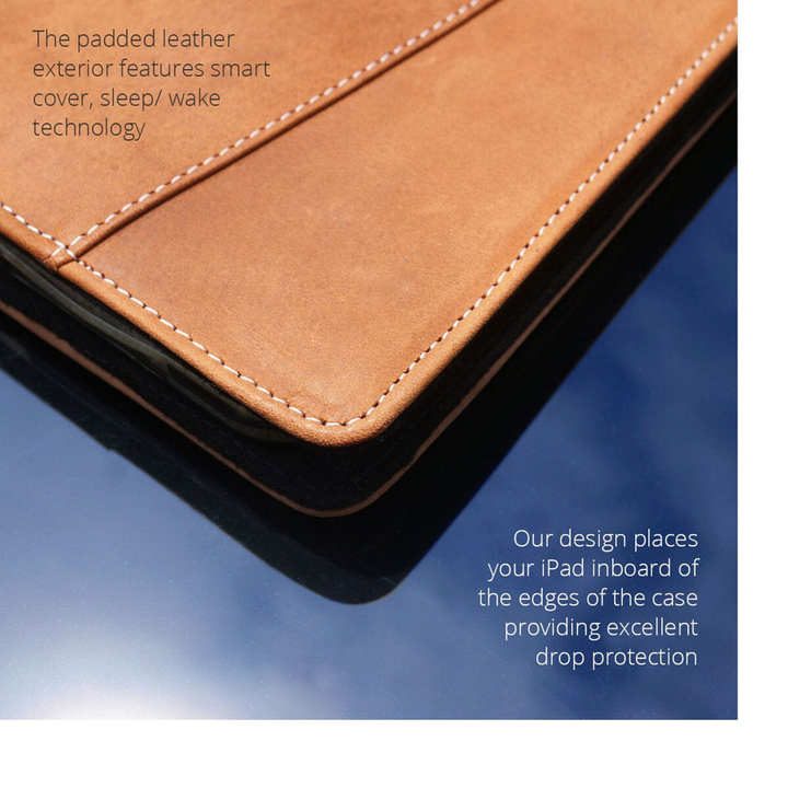 MacCase Premium Leather 13 iPad Pro Case - Vintage-8