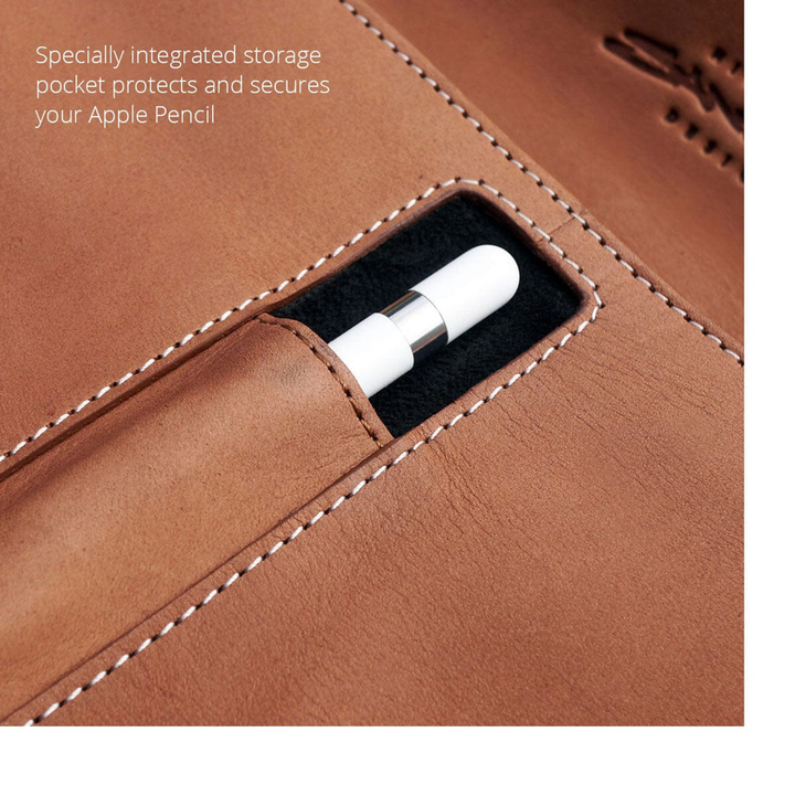 MacCase Premium Leather Magic Keyboard Sleeve -Vintage-3