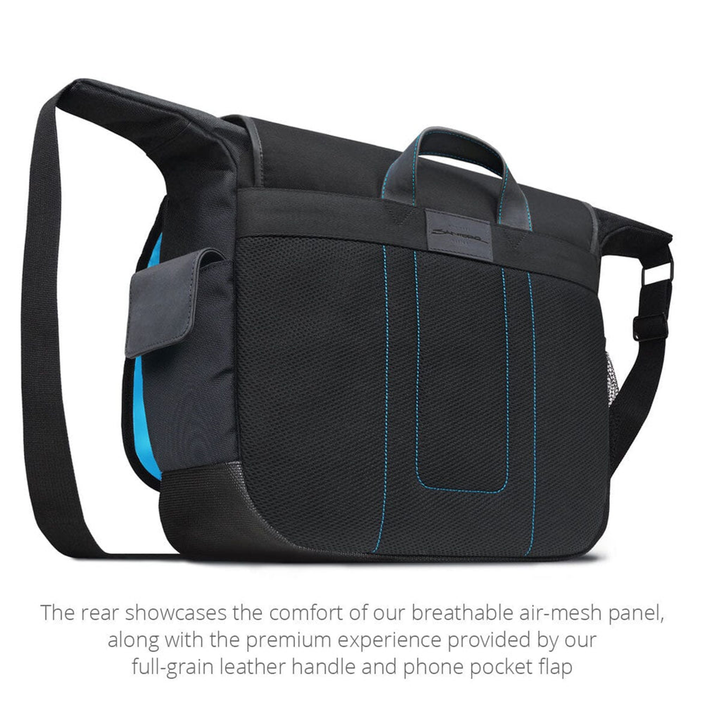 MacCase Eco-Friendly MacBook 13 Messenger Bag -Black-9