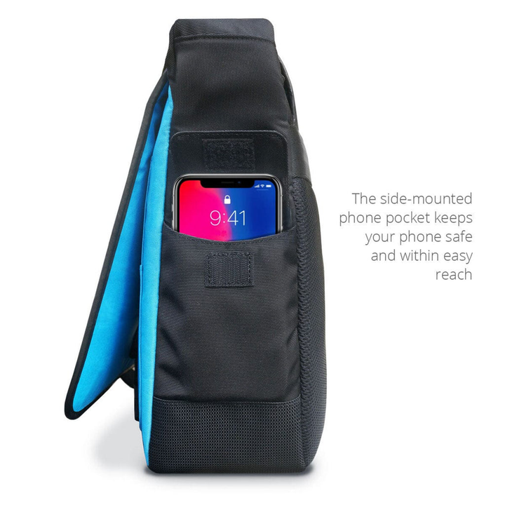 MacCase Eco-Friendly MacBook 13 Messenger Bag -Black-10