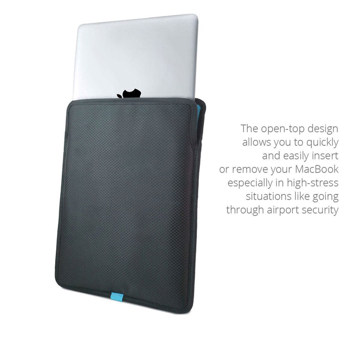 MacCase Eco-Friendly MacBook 13 Vertical Sleeve -Black-3