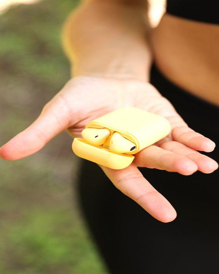 Macaron Earbuds Yellow-6