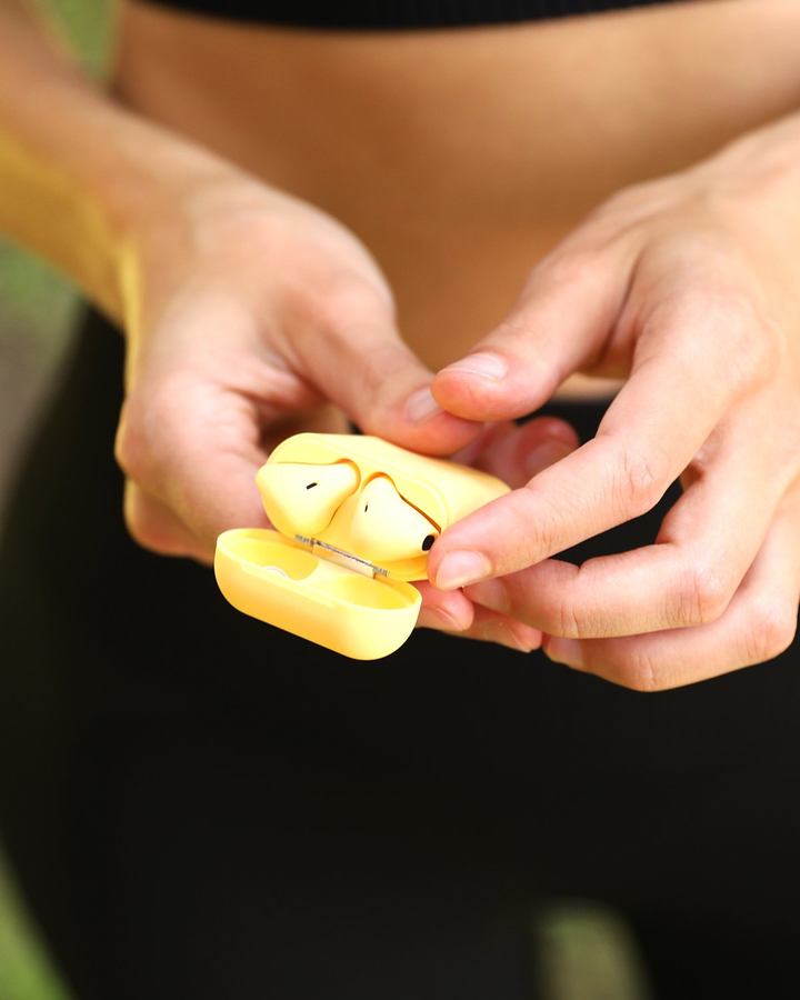 Macaron Earbuds Yellow-7