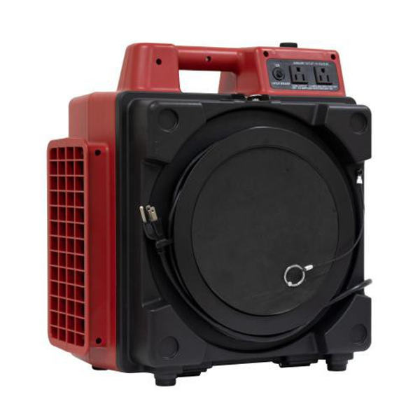 XPOWER X-2480A Commercial 3 Stage Filtration HEPA Purifier System Red/Black-4