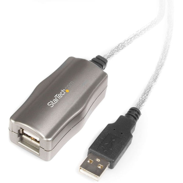 StarTech.com 15 ft USB 2.0 Active Extension Cable - M/F