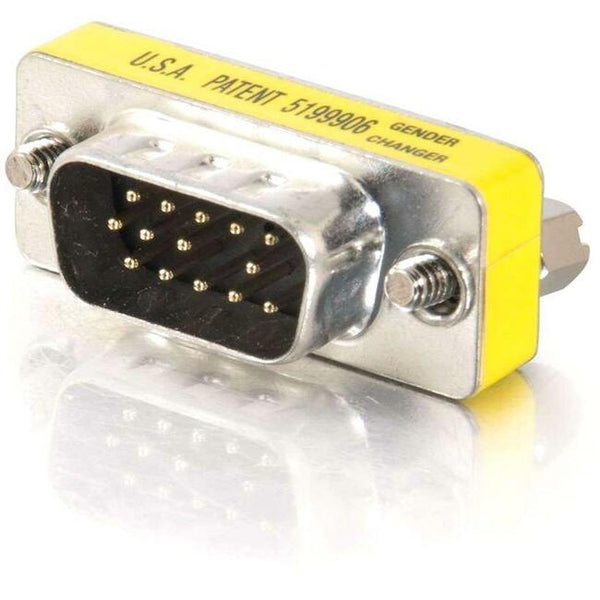 C2G HD15 VGA M/M Mini Gender Changer (Coupler)